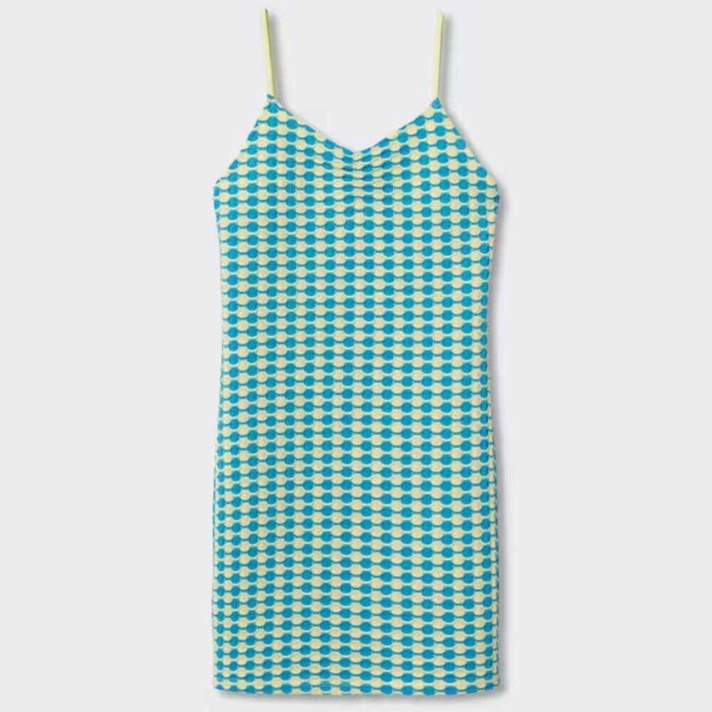 Fitted textured dress